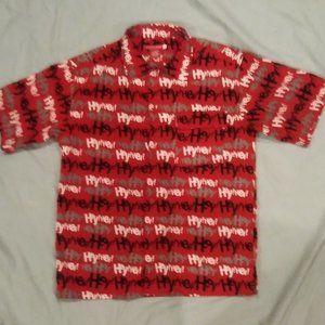 Platinum FUBU Fat Albert Short Sleeve Button Shirt